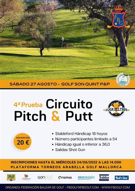 FBGolf IV Prueba Circuito Pitch Putt La Casa Del Trofeo