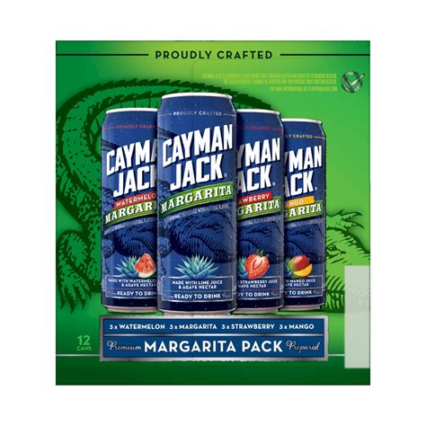 Cayman Jack Margarita Variety Pack 12 Pack 12 Fl Oz Cans 5 8 Abv