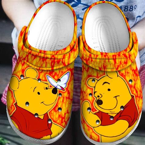 Winnie The Pooh Pooh Band Butterfly Rubber 3D Crocband Clog Crocs