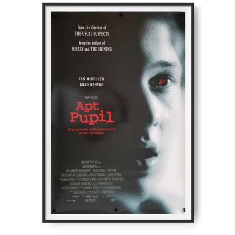 Apt Pupil (1998) Original US One Sheet Poster - Cinema Poster Gallery