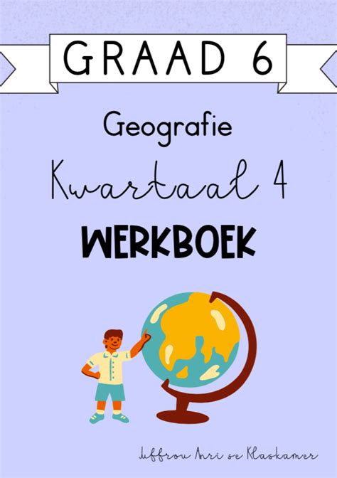 Graad Geografie Kwartaal Werkboek