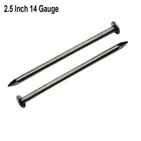 2 5 Inch 14 Gauge Polished Iron Nail At Rs 70 Kg In Khaira ID