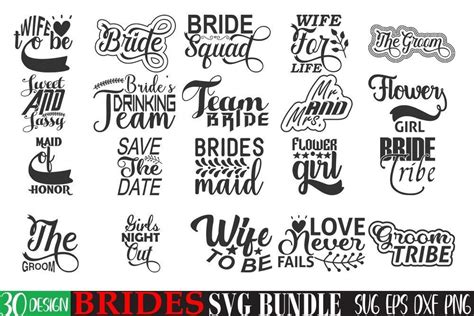 Happy Wedding Quotes Svg Cut Files Bundl Graphic By Creative Design