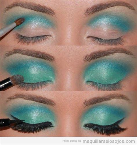 Maquillaje De Ojos En Turquesa Paso A Paso Maquillarse Los Ojos Todo Para Aprender Cómo