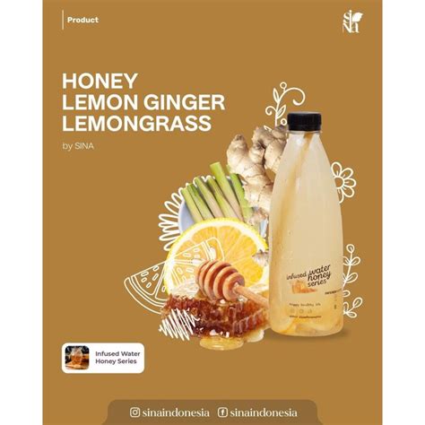 Jual Jual Infused Water Honey Lemon Ginger Lemongrass Shopee Indonesia