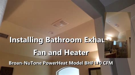 How To Wire A Bathroom Ceiling Fan With Light And Heater ...