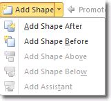 add  extra shape  smartart