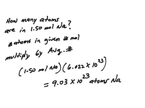 Molar Mass Problems Science Showme