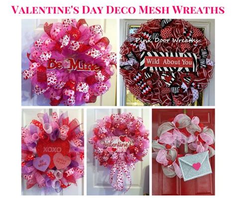 Valentines Day Deco Mesh Wreaths Valentine S Day Wikii