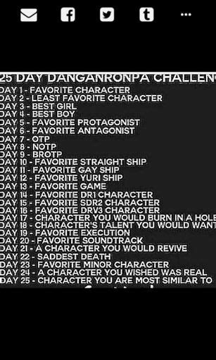 25 Day Challenge Day 1 Danganronpa Amino