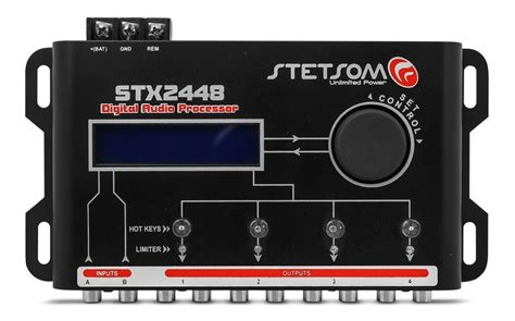 Processador De Audio Stetsom Stx Digital Canais R Em