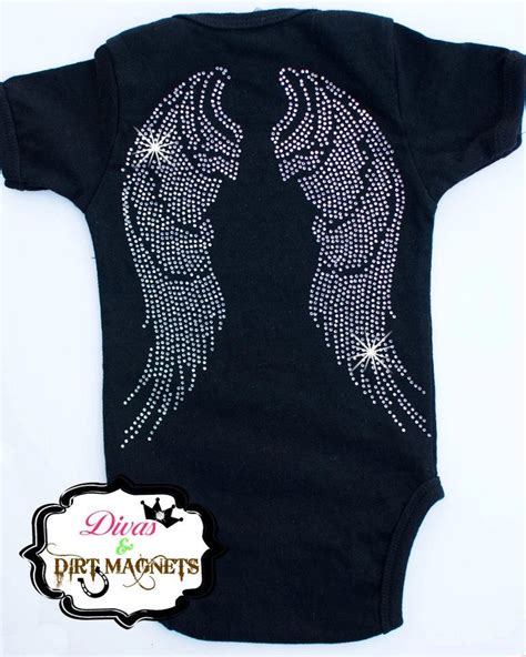 Angel Wing Bling Shirt Can Be Personalized 28 00 Via Etsy Do Not