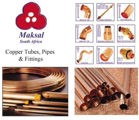 Maksal Copper Pipes Tubes Fittings In Dubai Maksal Products In UAE