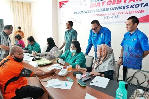 Peringatan Hari Jadi Kota Medan Ke Dinkes Kota Medan Gelar Gebyar