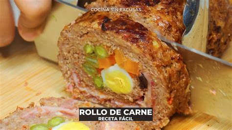 Como Hacer Rollo De Carne Sin Horno Recetas F Ciles Youtube