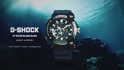 G SHOCK Frogman With An Analog Dial GWF A1000 YouTube