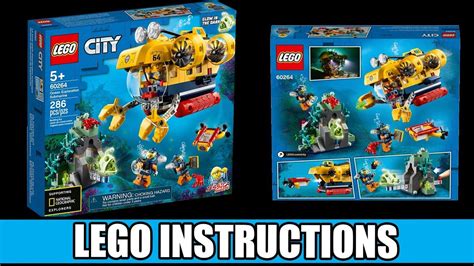 LEGO Instructions: How to Build LEGO Ocean Exploration Submarine ...