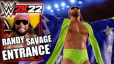 WWE 2K22 Randy The Macho Man Savage Entrance Cinematic YouTube