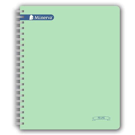 MINERVA Cuaderno Anillado A5 180 Hojas PRISMA Cuadriculado PaperStop