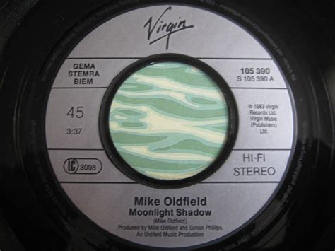 Moonlight Shadow Virgin 7 Mike Oldfield Worldwide Discography