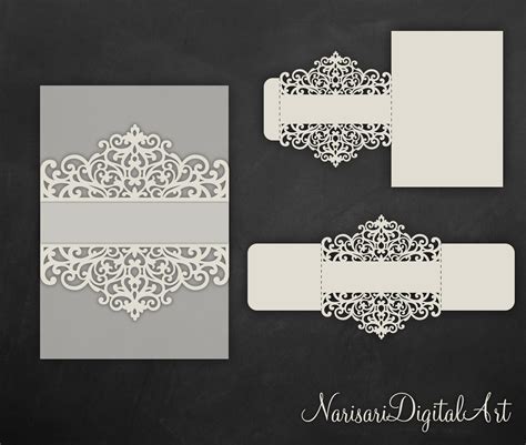 Wedding Invitation Cut Laser Svg Paper And Party Supplies Pe