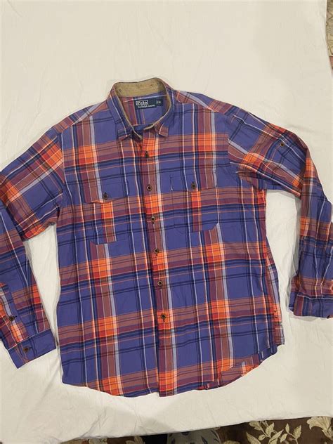 Polo Ralph Lauren Plaids Shirt Classic Fit XL EBay