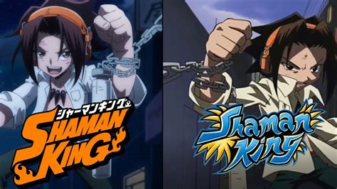 LEE PAILONG VS AMIDAMARU [2001 VS 2021 SHAMAN KING COMPARISON] [HOW MANTA BORROWED A SWORD ...