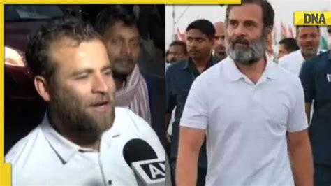 Rahul Gandhis Look Alike Joins Bharat Jodo Yatra As It Reaches Uttar