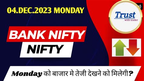 🔶 Nifty And Bank Nifty Prediction For Today 04 December 2023 Nifty