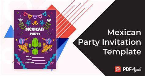 Mexican Party Invitation Template