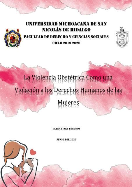 Ensayo sobre Violencia Obstétrica a d v o c a t u s uDocz