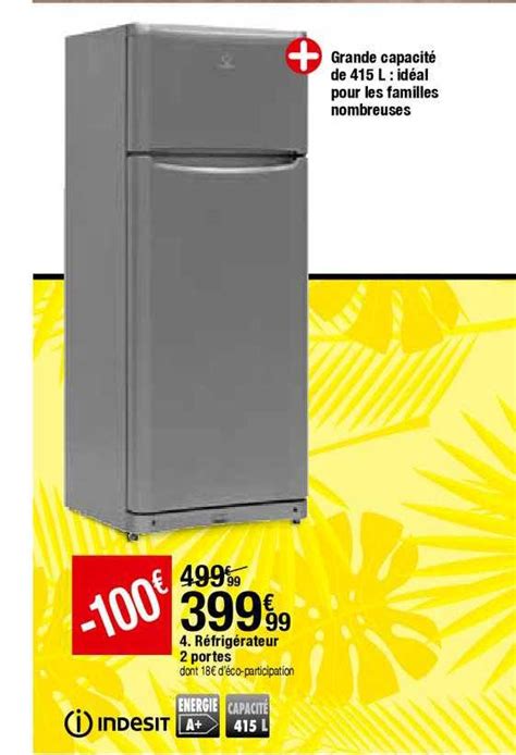 Promo Réfrigérateur 2 Portes Indesit chez BUT iCatalogue fr