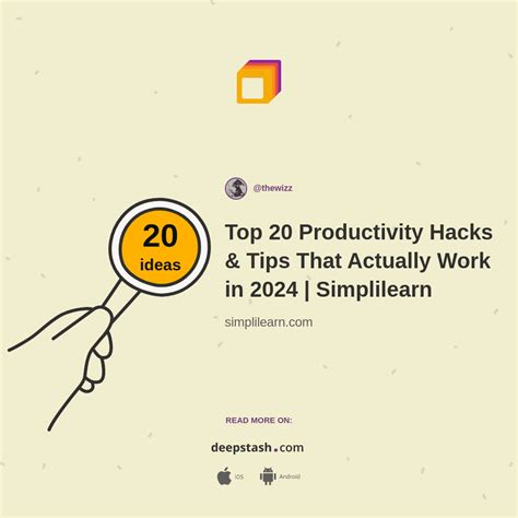 Top 20 Productivity Hacks Tips That Actually Work In 2024