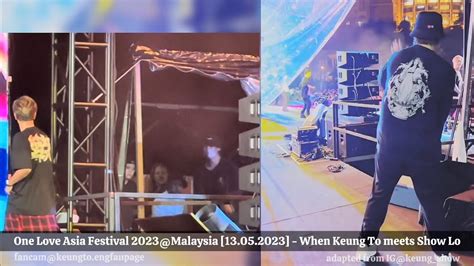 One Love Asia Festival Malaysia When Keung To