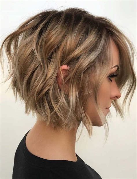 Textured Angled Bob Haircuts And Hairstyles In 2019 Hair Styles Short