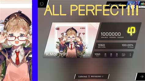 Phigros K Moe VIP IN Lv 15 ALL PERFECT YouTube