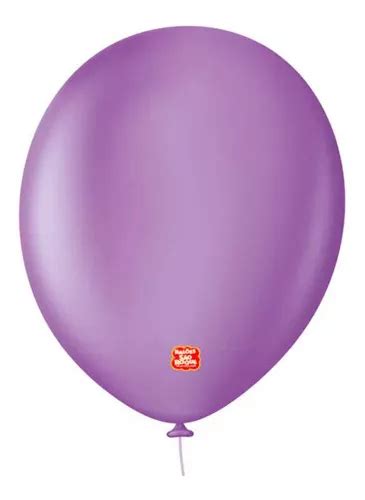 látex São Roque Balão redondo lila lavanda 11 Liso MercadoLibre