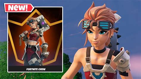 NEW SYLVIE Skin Gameplay In Fortnite February Crew Pack 2023 YouTube