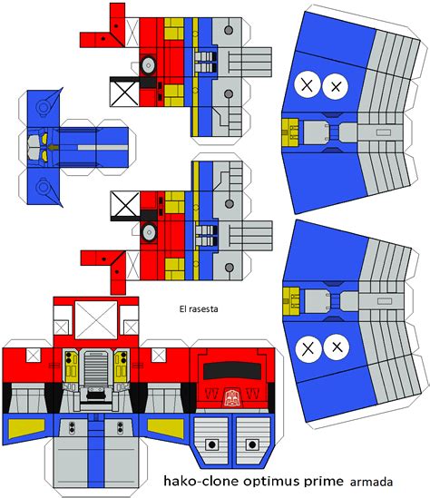 Hako Clone Optimus Prime Armada Part 1 By Elracesta On Deviantart