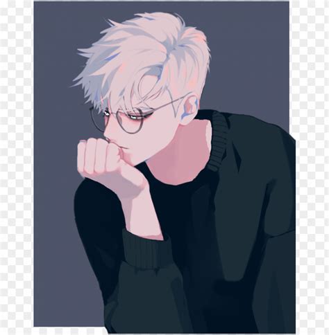 Anime Guy With White Hair