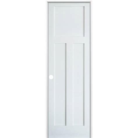 Krosswood Doors 28 In X 96 In Right Hand Craftsman Shaker 3 Panel