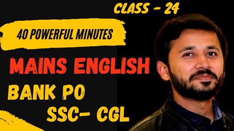 English Special Class Mains English Bank Po Ssc Cgl Crack