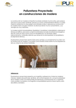 Poliuretano Proyectado En Madera Pdf Descarga Gratuita