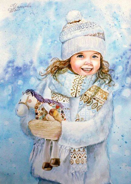 Одноклассники | Christmas paintings, Christmas illustration, Christmas art