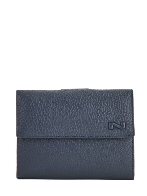 Portefeuille Nathan Baume TRIFOLD WALLET Blue New Livraison Gratuite