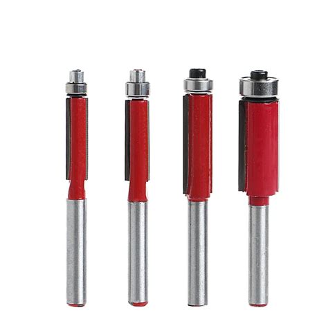 Pcs Set Alloy Flush Trim Bit Router Bit Bearing Shank Mm