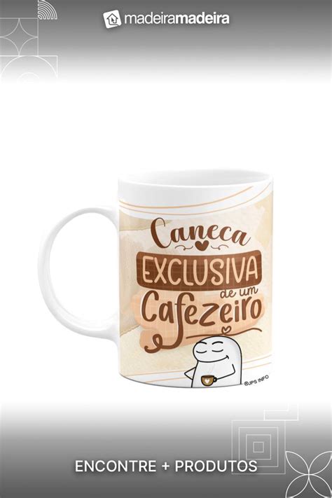 Caneca Flork Divertida Exclusiva De Um Cafezeiro Branca