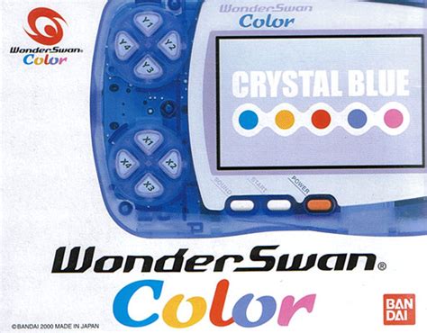 Wonderswan Color Blue New From Bandai Bandai Hardware