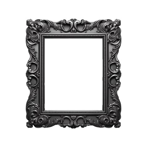 Black Paint Frame Png Free