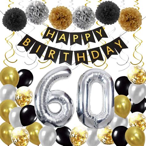 Gold 60th Birthday Decorations Client Alert